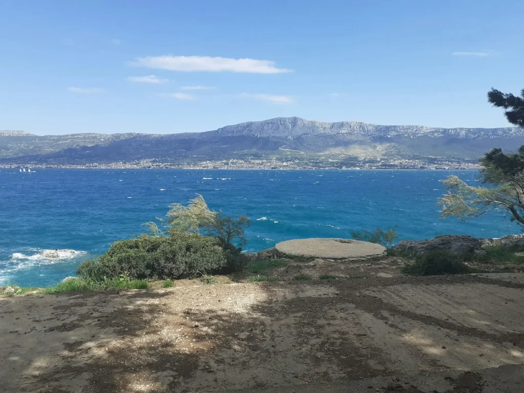 Sea and town on the other side