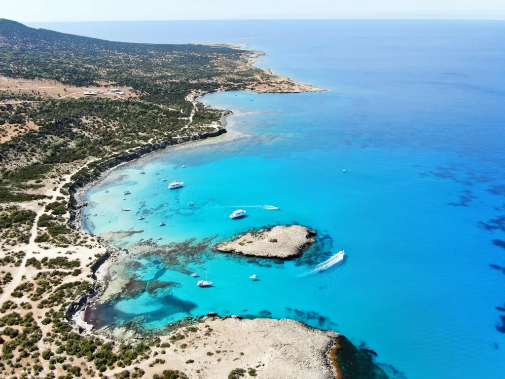 Cyprus island and the coast