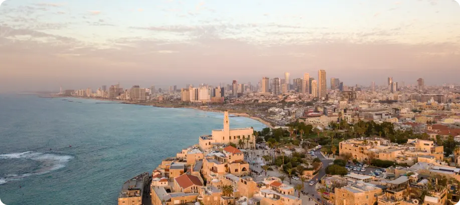 City on the coast