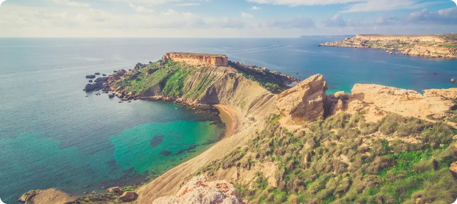 Malta coast